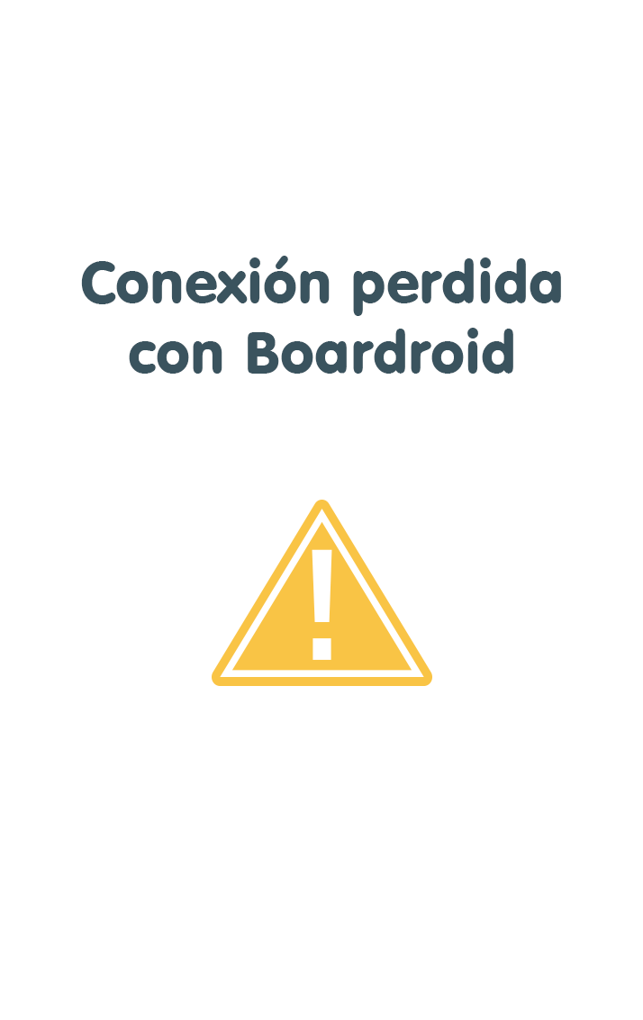 Sin conexion con la boarddroid